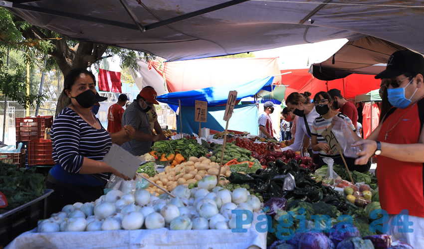 Tere Jim&eacute;nez visit&oacute; las instalaciones del Mercado Ter&aacute;n y el tianguis del Ojocaliente I