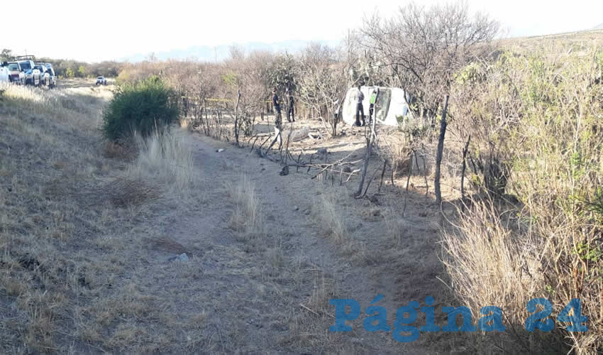 El fatal percance se registr&oacute; en la carretera estatal 38, en Calvillo