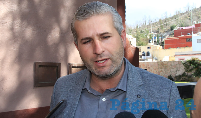 Antonio Aceves Sánchez, presidente municipal de Jerez (Foto Archivo Página 24)