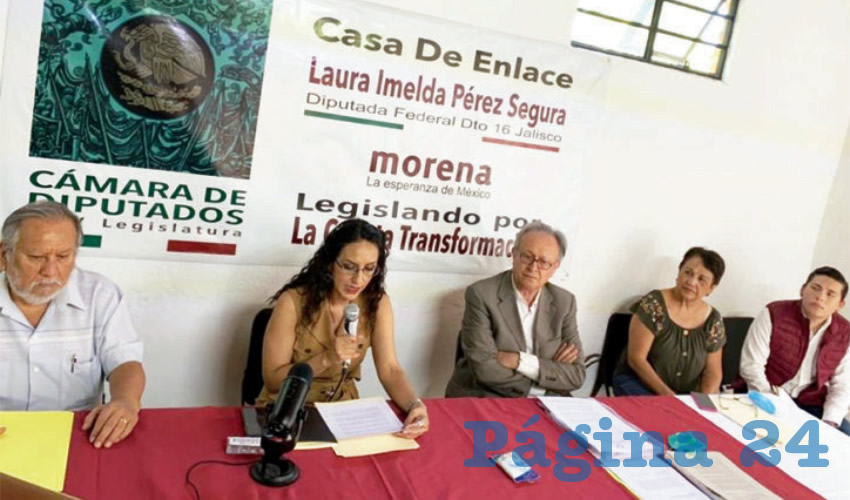 El Estado de excepción, como lo “decretó” el gobernador Enrique Alfaro en Jalisco, sólo es constitucional si lo decreta el Presidente de la República, advirtió la legisladora federal Laura Imelda Pérez, quien también lamentó que al ordenarse el uso obligatorio de cubrebocas se genera desabasto e incremento de precios; incluso los han usado con fines electoreros, advirtió/Foto: Especial