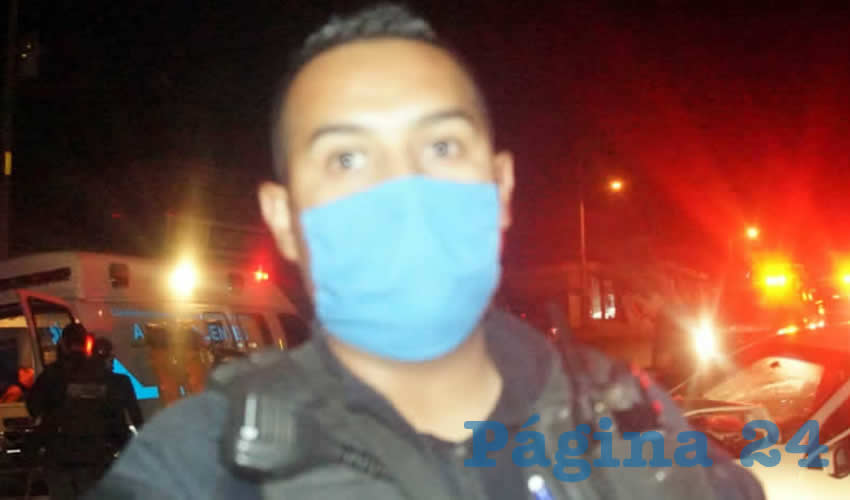 El polic&iacute;a preventivo de apellido Maldonado, quien agredi&oacute; e intent&oacute; arrestar a nuestro compa&ntilde;ero Carlos Alberto Lim&oacute;n D&iacute;az de Le&oacute;n