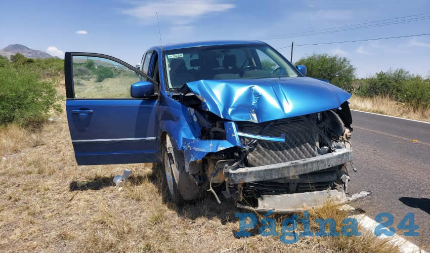 La camioneta Dodge Caravan que manejaba el peligroso conductor Miguel &Aacute;ngel &ldquo;N&rdquo; &ldquo;N&rdquo;, de 57 a&ntilde;os de edad