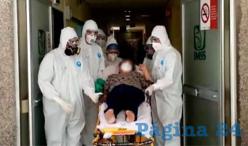 Los equipos de salud que atienden a pacientes COVID en el IMSS en Aguascalientes lograron la recuperación total de 20 personas