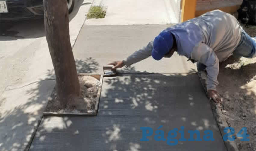 Dadas las condiciones de la pandemia se aprovecha la baja afluencia vehicular para seguir realizando obras en beneficio de la ciudadanía