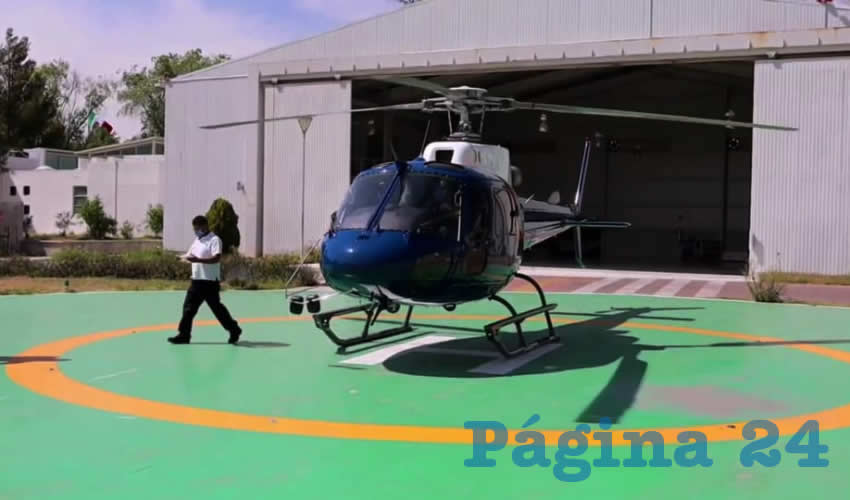 Al recibir un reporte de emergencia, en menos de tres minutos Aguila 1 está listo para emprender el vuelo