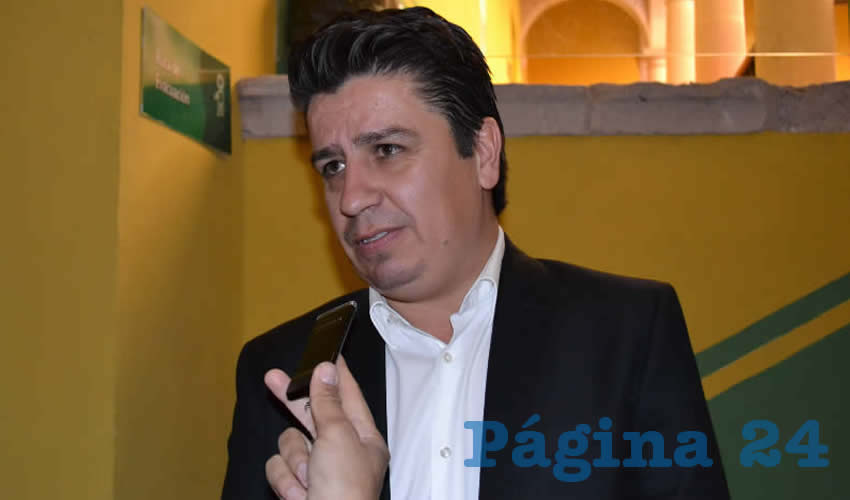 Carlos de la Torre García, presidente local de la Cámara Nacional de la Industria de Restaurantes y Alimentos Condimentados (Canirac) (Foto Merari Martínez)