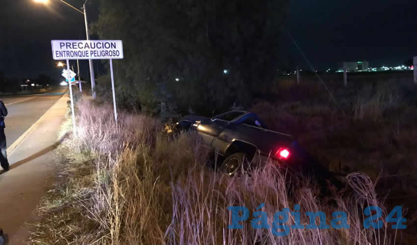 La camioneta se accident&oacute; afuera del fraccionamiento residencial San Gerardo, al sur de la ciudad