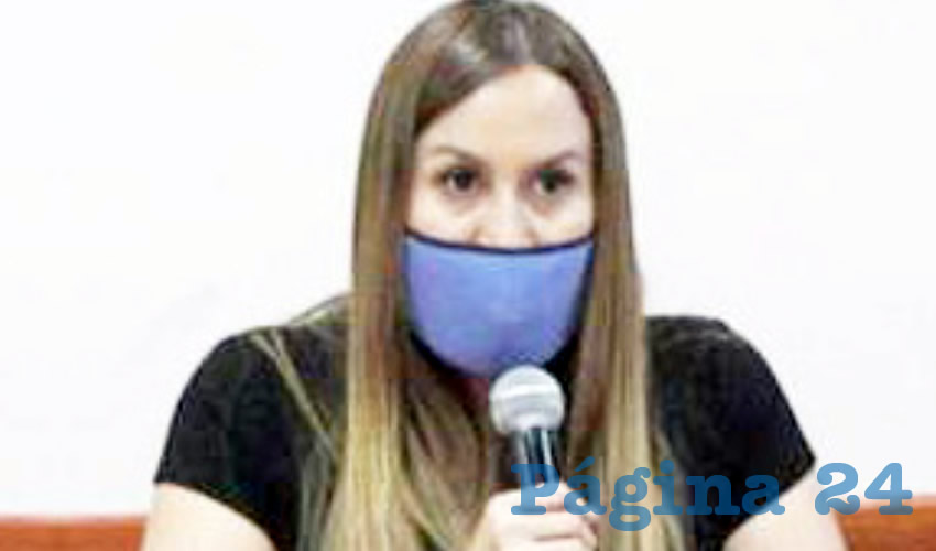 Érika Pérez, legisladora por Morena, refirió que también se suprimirán recursos destinado a la realización de eventos y mesas de trabajo y se suspenderán sesiones solemnes fuera del Congreso de Jalisco, todo esto para destinar recursos que permitan combatir la pandemia/Foto: Francisco Tapia
