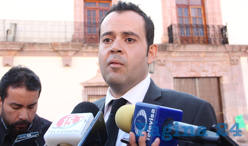 Ulises Mejía Haro, presidente municipal de Zacatecas (Foto Cortesía)