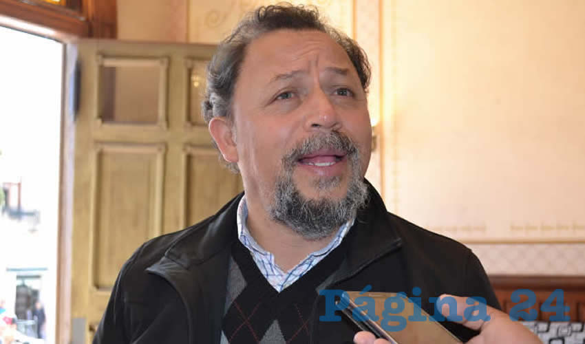 Alejandro Rivera Nieto, dirigente del Sindicato Independiente de Trabajadores del Estado de Zacatecas (SITEZ) (Foto: Archivo Página 24)