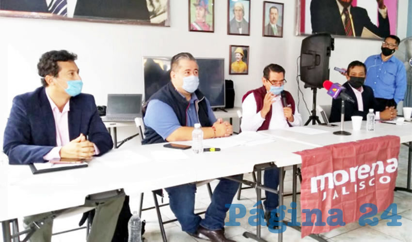 El delegado presidente de Morena en Jalisco criticó el mal manejo de los recursos federales que ha hecho el gobernador Enrique Alfaro; incluso pidió a la Unidad de Inteligencia Financiera que rastrearse el dinero para detallar el daño cometido contra la administración pública/Foto: Francisco Tapia