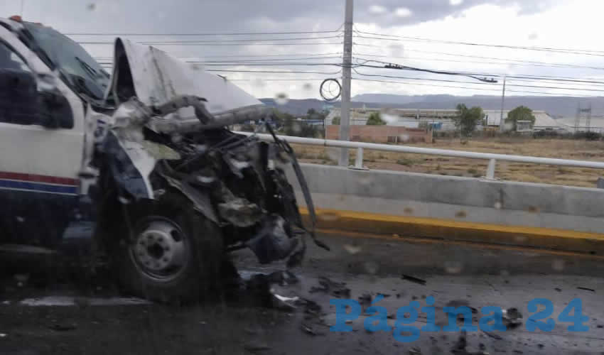 Severos da&ntilde;os sufri&oacute; un cami&oacute;n de la empresa Sepsa