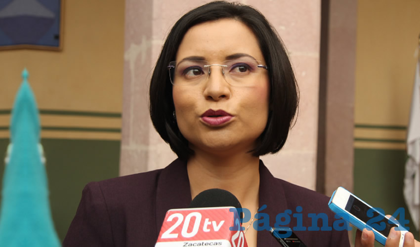 María de la Luz Domínguez Campos, titular de la Comisión de Derechos Humanos del Estado de Zacatecas (CDHEZ) (Foto Archivo Página 24)