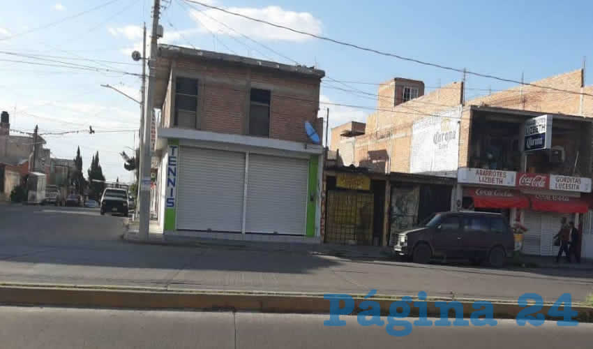 La zapatería Calzapiel, que era propiedad del hoy occiso