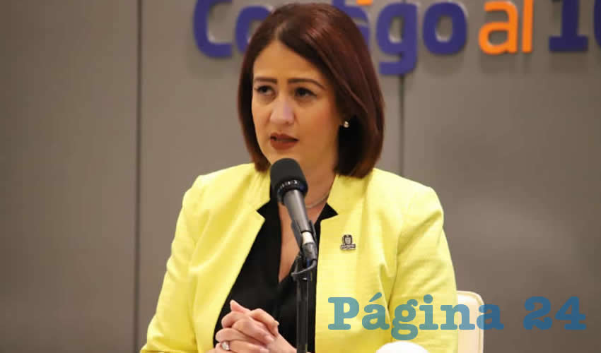 Claudia Santa Ana Zaldívar, titular del ICA