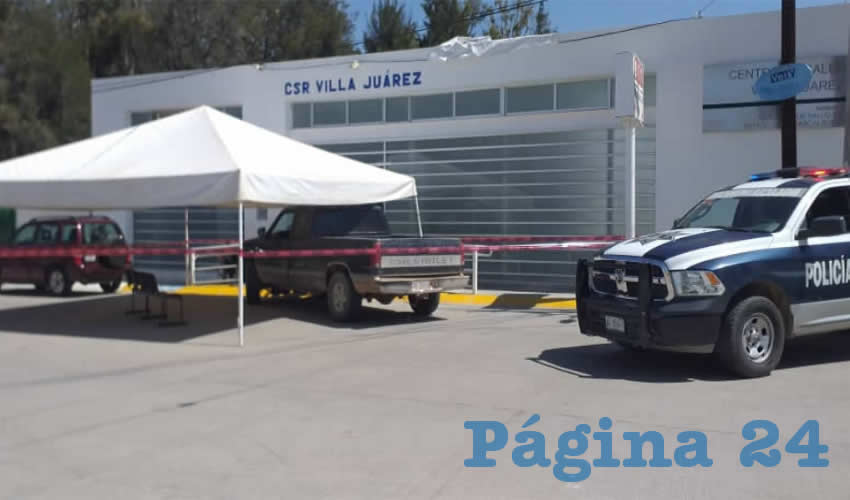 El herido llegó por sí mismo al Centro de Salud de Villa Juárez