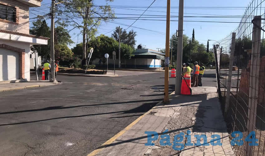 La obra se realiza en el tramo comprendido entre la calle México a Ignacio Zaragoza, por lo cual se solicita a los automovilistas hacer uso de las vías alternas