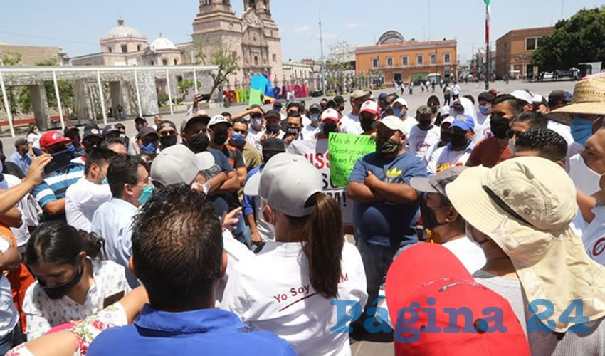 El mes pasado aproximadamente un centenar de trabajadores de Nissan realizaron una marcha para exigir que salga la CTM
