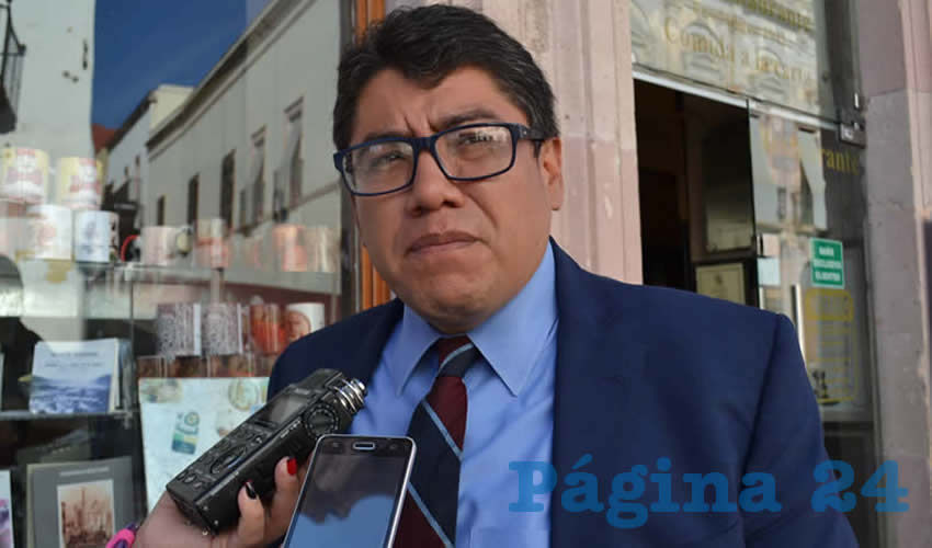 Saúl Monreal Ávila, presidente municipal de Fresnillo (Foto Archivo Página 24)