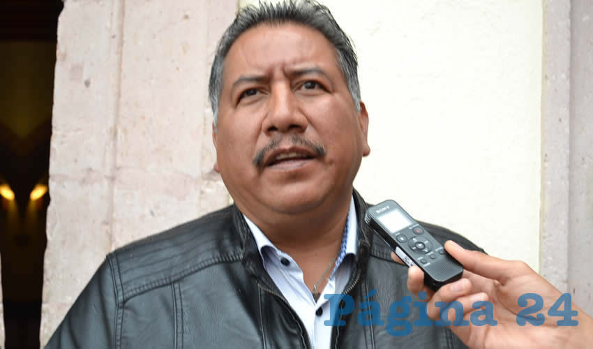 Felipe Pinedo Hernández, integrante del Frente Popular de Lucha de Zacatecas (FPLZ) (Foto Archivo Página 24)