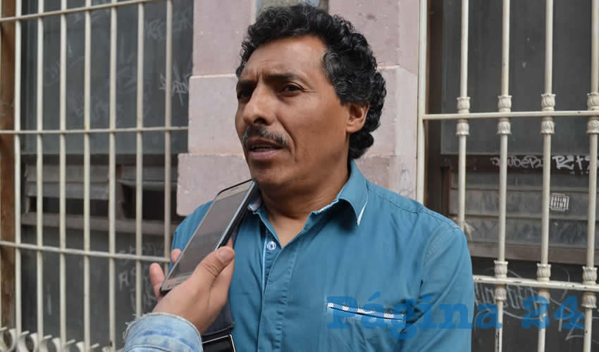 Marcelino Rodarte Hernández, líder del Movimiento Democrático Magisterial de Zacatecas (MDMZ) (Foto Archivo Página 24)