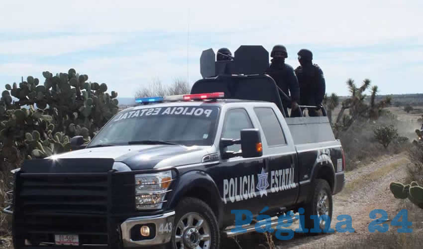 El arribo de los policías