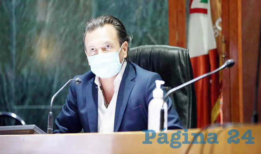 Para hacer frente a la pandemia del COVID-19, el presidente municipal de Zapopan, Pablo Lemus, se ha brincado la formas en materia de licitaciones al hacer adjudicaciones directas a empresas que no prestan el servicio contratado e inflan precios/Foto. Twitter @PabloLemusN