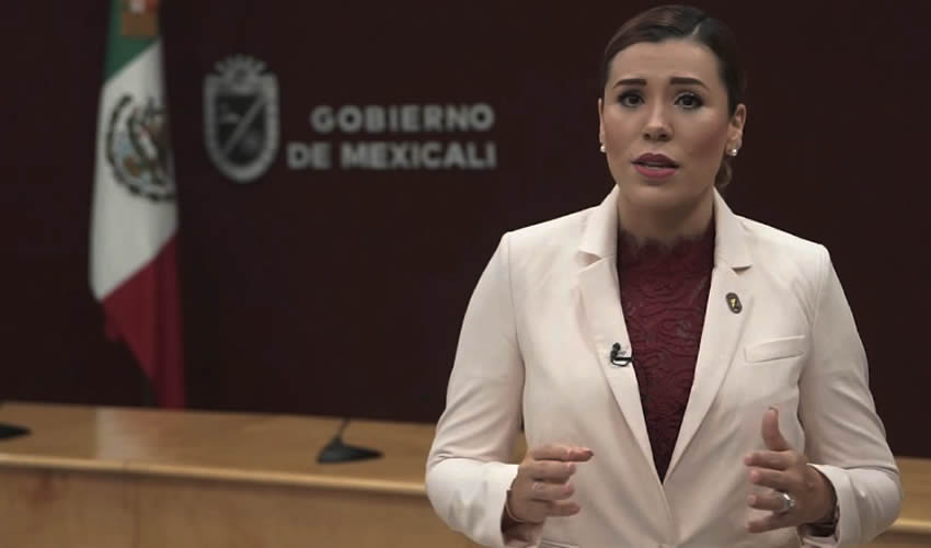 “Los hospitales están a su máxima capacidad y las funerarias no se dan abasto”, reveló la presidenta municipal de Mexicali, Marina del Pilar Ávila (Foto: Cortesía/Gobierno de Mexicali)