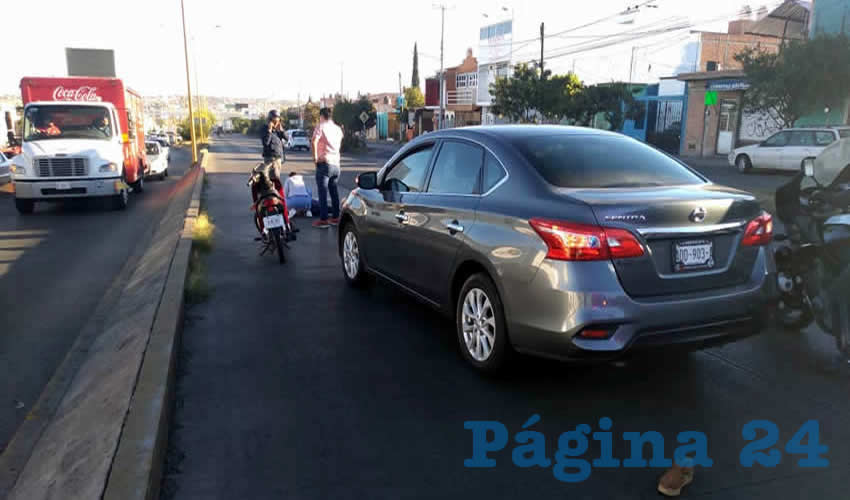 Brenda &ldquo;N&rdquo; &ldquo;N&rdquo;, de 19 a&ntilde;os de edad, fue embestida por el veh&iacute;culo Nissan Sentra, que conduc&iacute;a &Eacute;dgar &ldquo;N&rdquo; &ldquo;N&rdquo;, de 28
