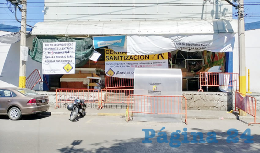 La intención de los trabajos conjuntos con el ayuntamiento tapatío es “para que la gente que venga comprar tenga la tranquilidad de qué lugar está limpio, que está controlado, que no hay el riesgo de que se vayan enfermar”/Foto: Francisco Tapia