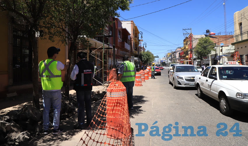 El Municipio de Aguascalientes trabaja en la construcci&oacute;n y ampliaci&oacute;n de la zona peatonal de la calle Rivero y Guti&eacute;rrez