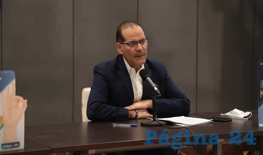 El gobernador agradeci&oacute; la colaboraci&oacute;n de los empresarios que han instalado cercos sanitarios altamente eficientes y de calidad