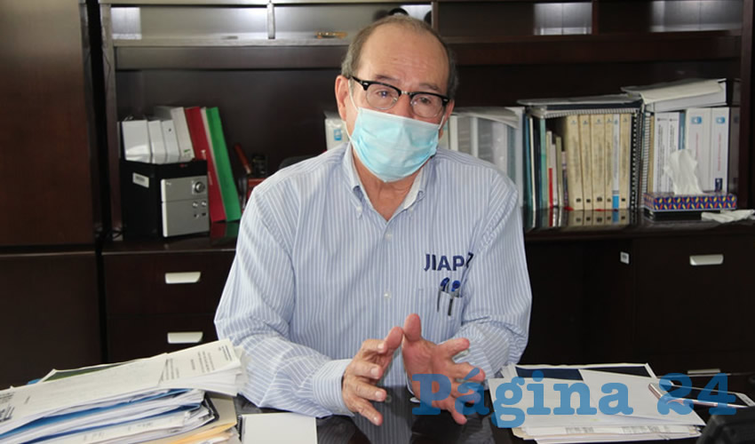 Benjamín de León Mojarro, director del Junta Intermunicipal de Agua Potable y Alcantarillado de Zacatecas (Jiapaz)