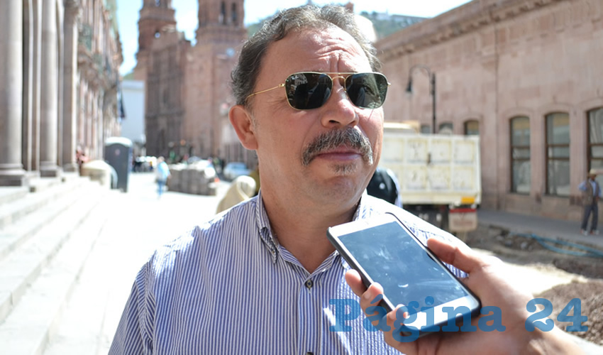 Alejandro Rivera Nieto, líder del Sindicato Independiente de Trabajadores del Estado de Zacatecas (SITEZ)