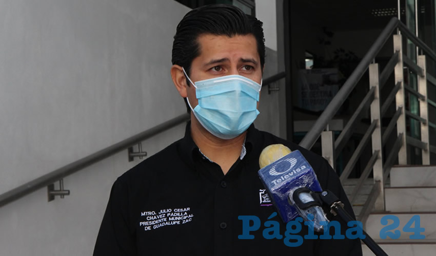 Julio César Chávez Padilla, alcalde del municipio de Guadalupe