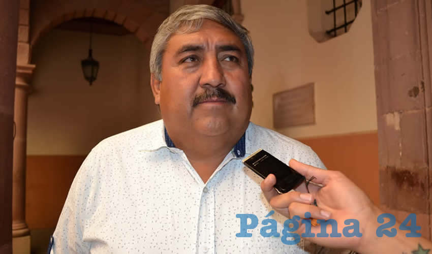 Eduardo Duque Torres, presidente municipal de Morelos (Foto Archivo Página 24)
