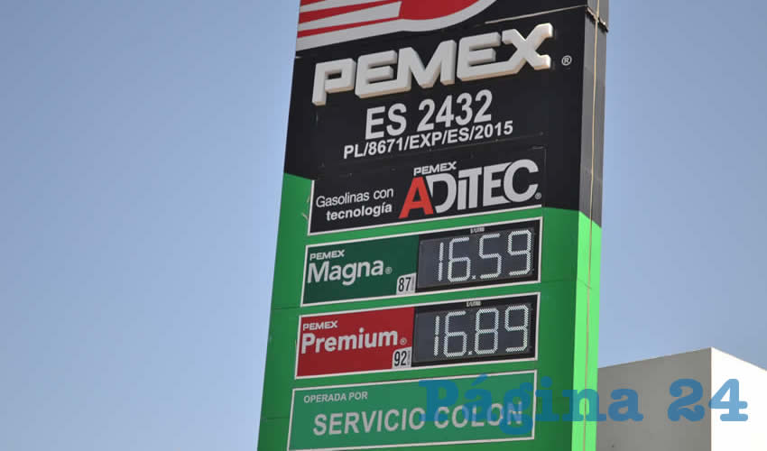 En los datos publicados ayer, la gasolina Regular más barata se encuentra algunos establecimientos de Multiservicios La Villita, en donde se consigue en 15 pesos con 90 centavos por litro (Foto Merari Martínez Castro)