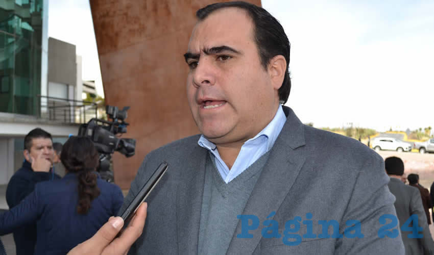 Jorge Luis Pedroza Ochoa, titular de la Secretaría de Obras Públicas (SOP) (Foto Archivo Página 24)