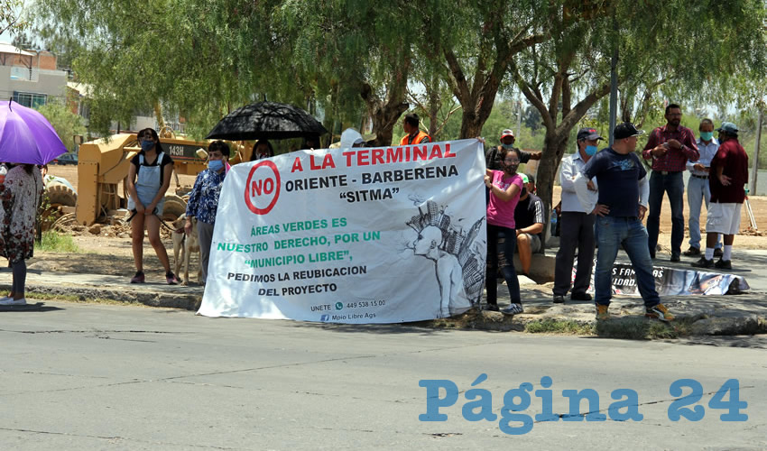 Habitantes de Municipio Libre se niegan a que construyan una terminal de YOVOY en la cancha de futbol