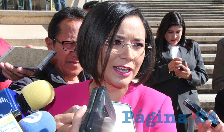 María de la Luz Domínguez Campos, titular de la Comisión de Derechos Humanos del Estado (CDHEZ) (Foto Archivo Página 24)