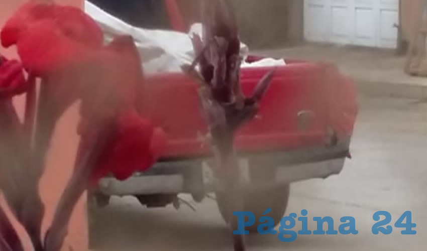 El joven Jesús quedó tirado en la banqueta sobre un charco de sangre