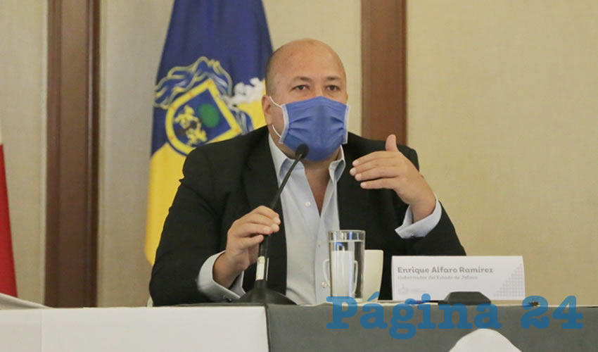 “Jalisco seguirá con la estrategia que hemos ido construyendo”, subrayó el emecista Enrique Alfaro/Foto: Cortesía