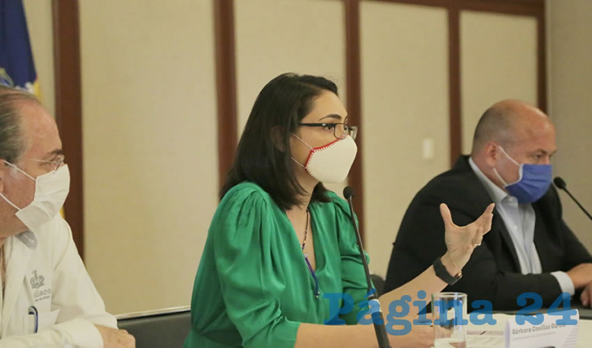 Para la aplicación de pruebas se contará con la participación de hospitales públicos y privados así como de laboratorios de ambos sectores, dijo Bárbara Casillas, coordinadora general estratégica de desarrollo social/Foto: Cortesía