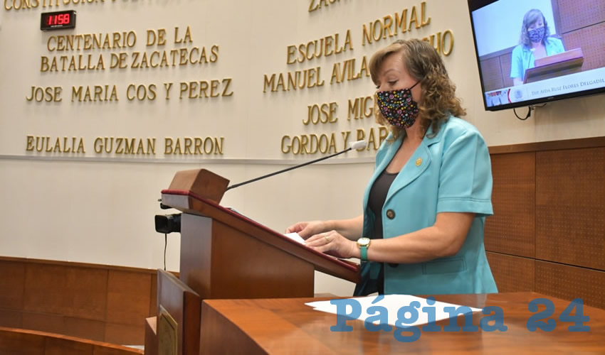 Aida Ruiz Flores Delgadillo, diputada local por el Partido Nueva Alianza (Panal) (Fotos Rocío Castro Alvarado)