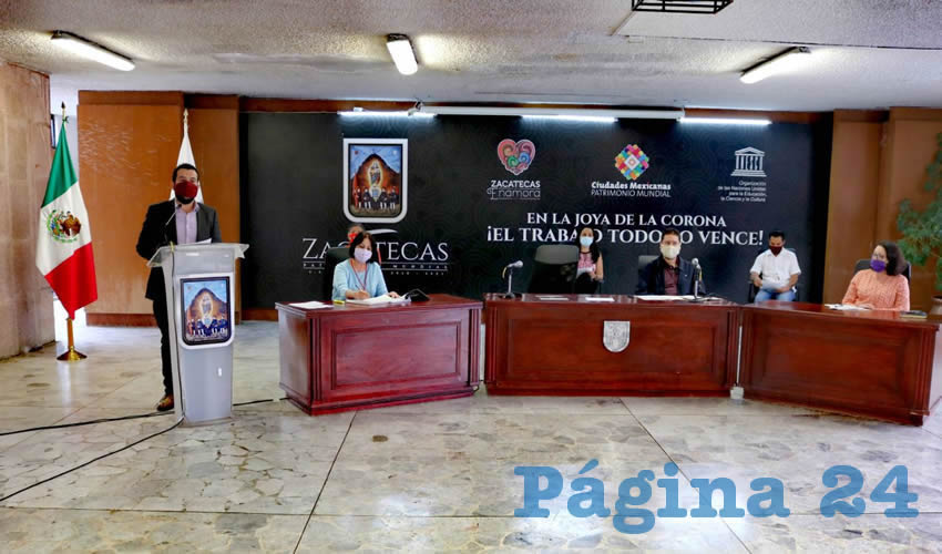 Ulises Mejía Haro, presidente municipal de Zacatecas, anunció que van a implementar nuevas medidas de manera gradual ante la situación que se vive derivado del COVID-19, por lo que pondrán en marcha 185 acciones estratégicas (Foto Cortesía)