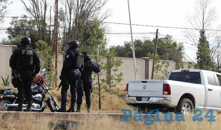 La movilización policíaca