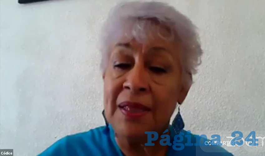 Isabel Jiménez Maldonado, responsable de la sociedad civil Códice Zacatecas y de la Red de Género y Medio Ambiente, señaló que de acuerdo a la Organización Mundial de la Salud (OMS) los fumadores tienen más probabilidades de desarrollar síntomas graves en caso de padecer COVID-19 (Foto Rocío Castro Alvarado)