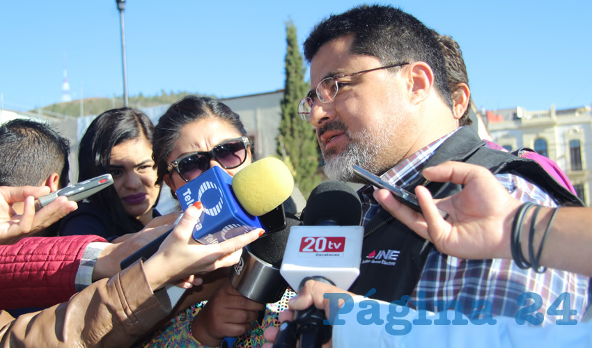 Matías Chiquito Díaz de León vocal ejecutivo del Instituto Nacional Electoral (INE) en el estado de Zacatecas (Foto: Archivo Página 24)