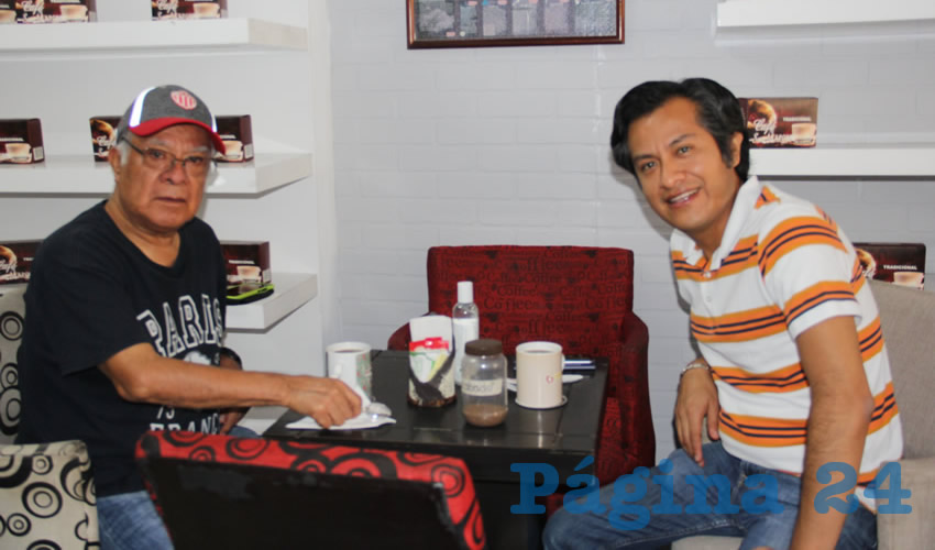 En Caf&eacute; San Marcos desayunaron Gonzalo P&eacute;rez P&eacute;rez y Gonzalo P&eacute;rez S&aacute;nchez