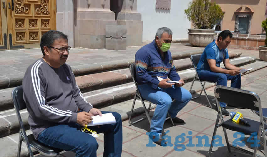 Docentes del sistema de Telesecundaria salieron en defensa del Instituto de Seguridad y Servicios Sociales de los Trabajadores del Estado de Zacatecas (Issstezac) para asegurar que en los resultados de la auditoría externa, que se realiza a esta dependencia, se confirma que ha sido mal administrado (Foto Merari Martínez)